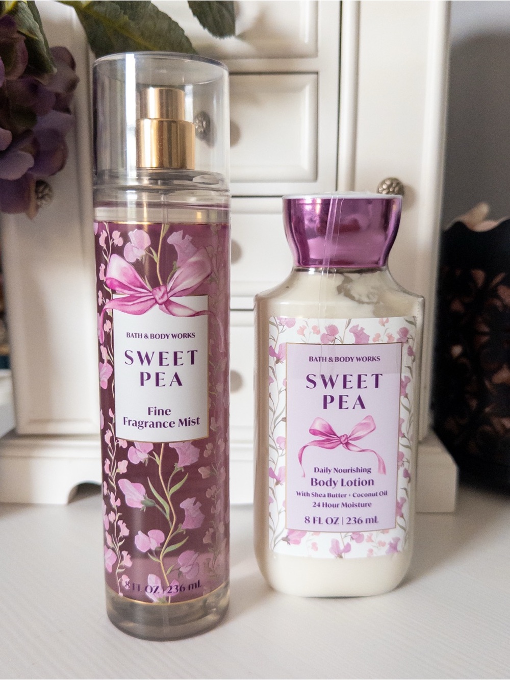Bath & Body Works Sweet Pea Fine Fragrance Mist & Body Lotion